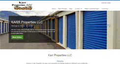 Desktop Screenshot of karrproperties.com